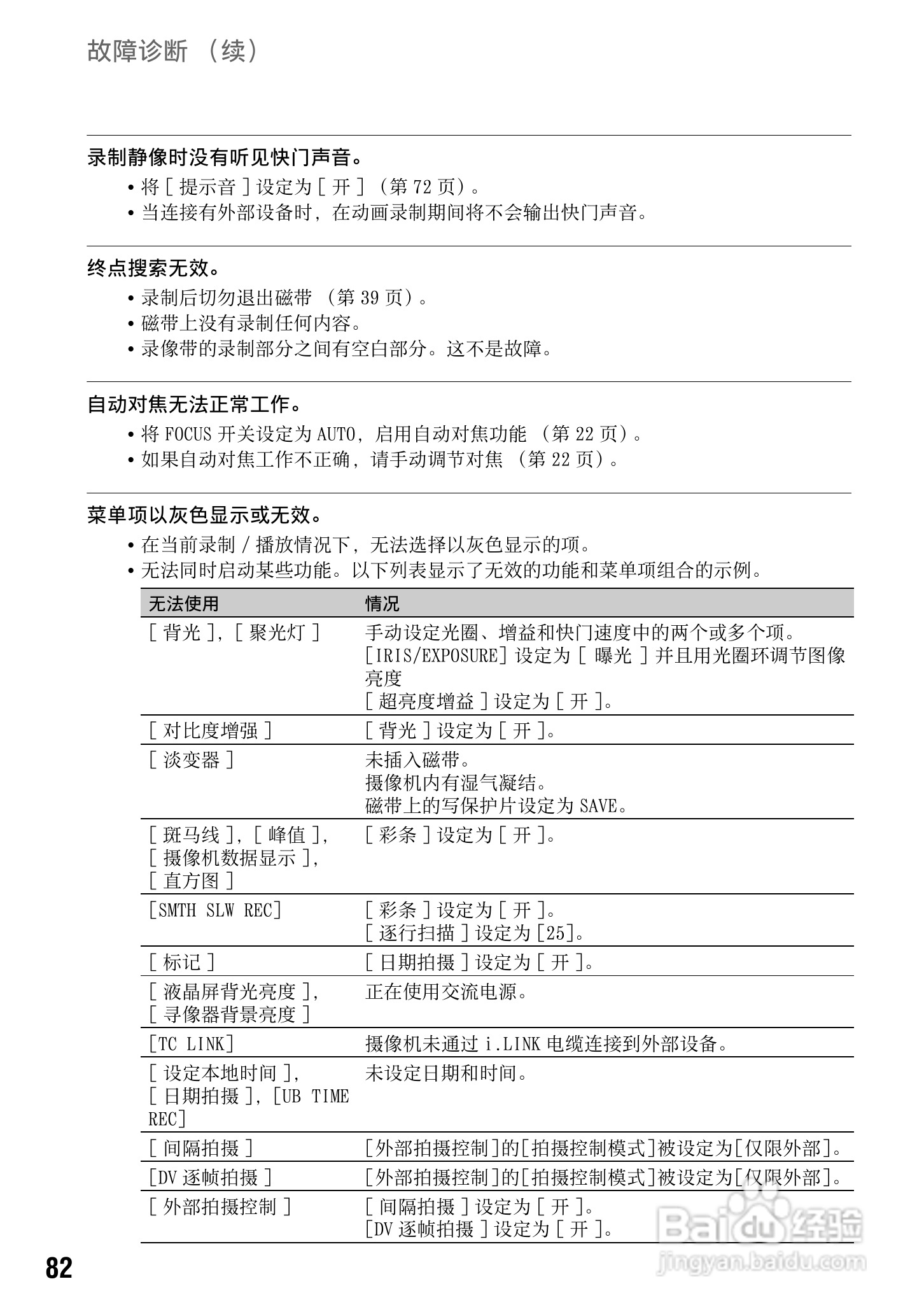 索尼DSR-PD198P数码摄像机使用说明书:[9]