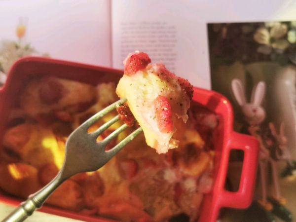 鸡蛋牛奶吐司块