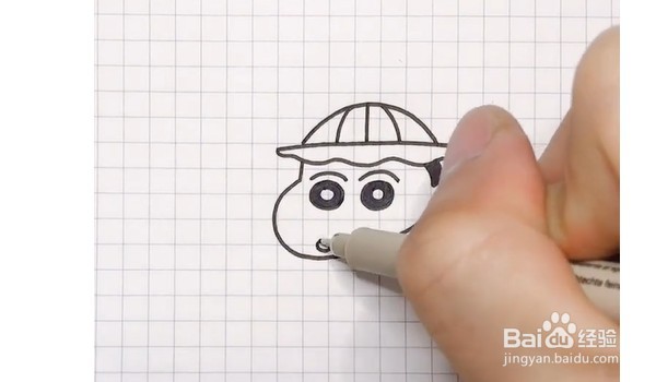 蜡笔小新简笔画怎么画