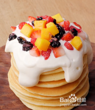 高颜值雪崩松饼