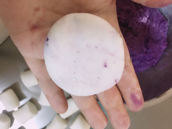 紫薯芋泥糯米饼