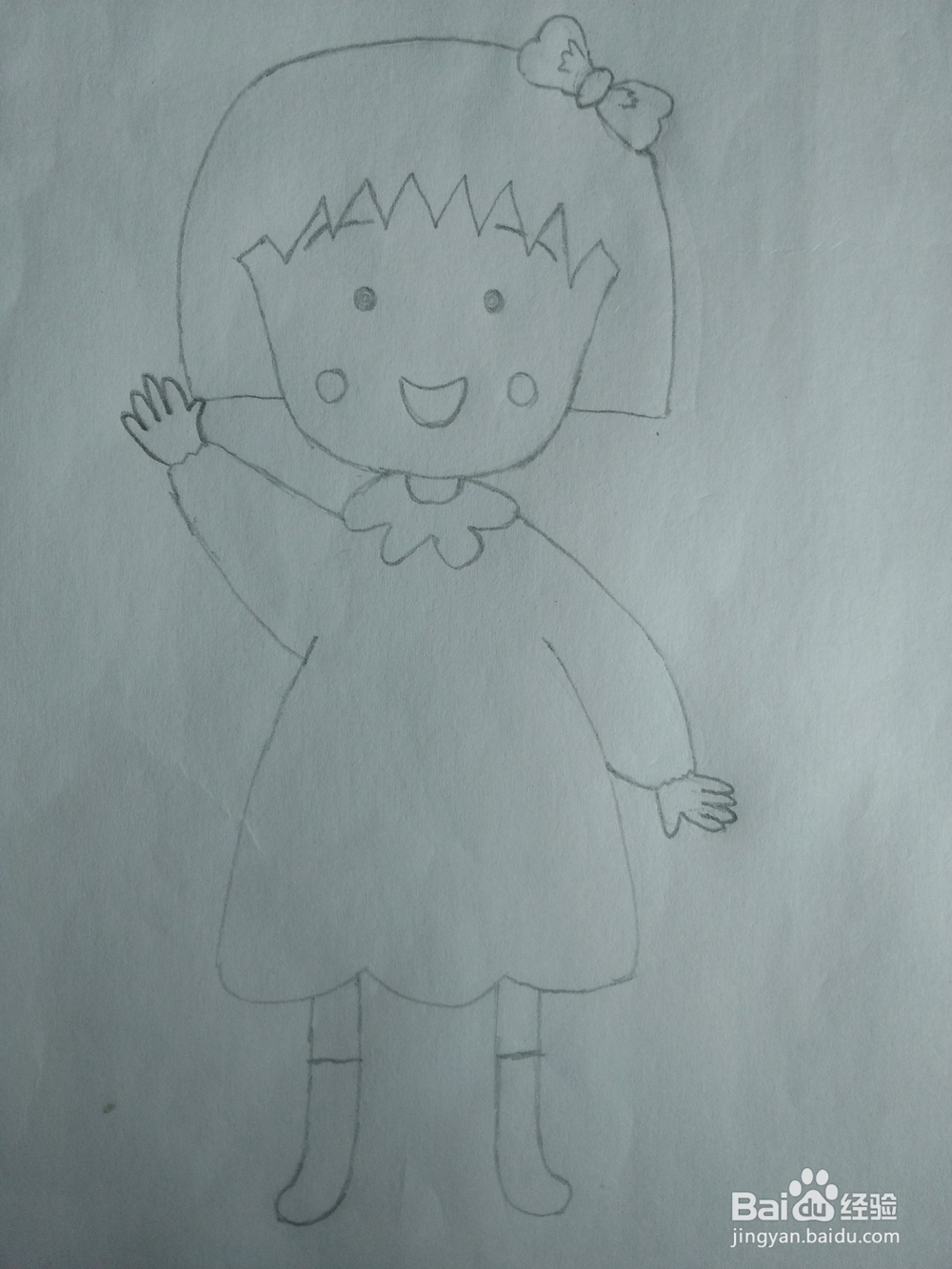 简笔画——怎么画樱桃小丸子