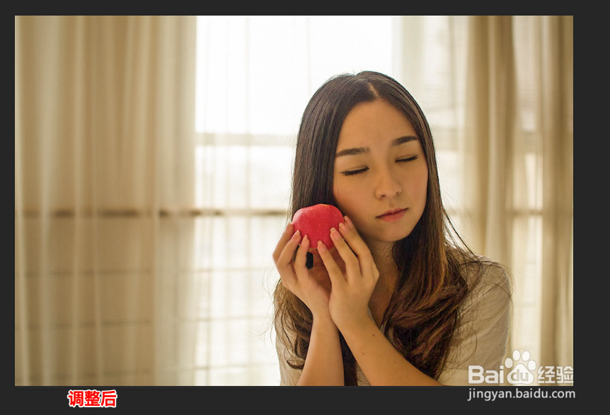 PS室内照片调整一