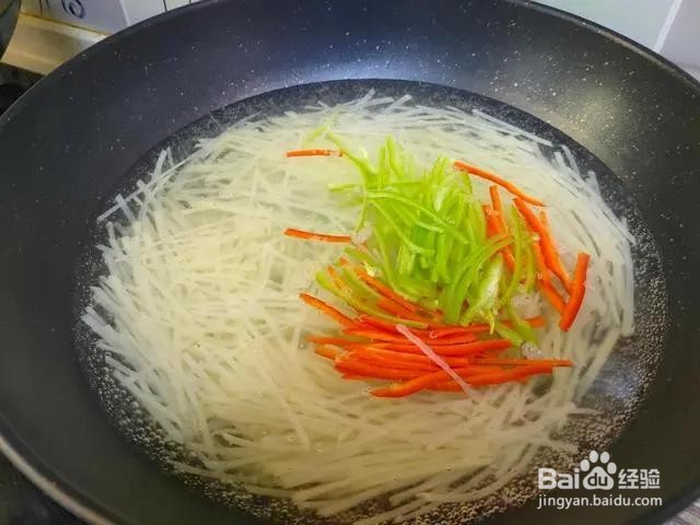 尖椒土豆丝的经典做法
