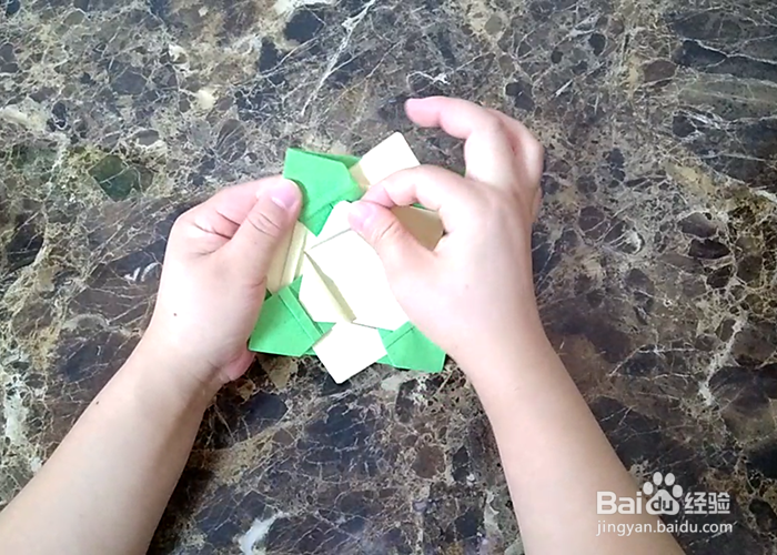 折纸---八角篮子的折法