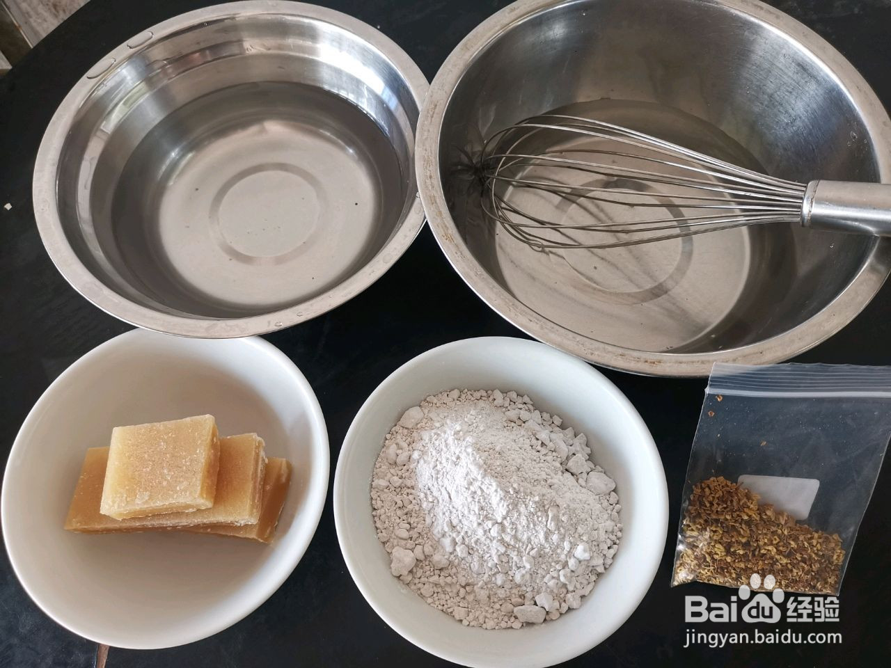 椰汁千层桂花糕的做法