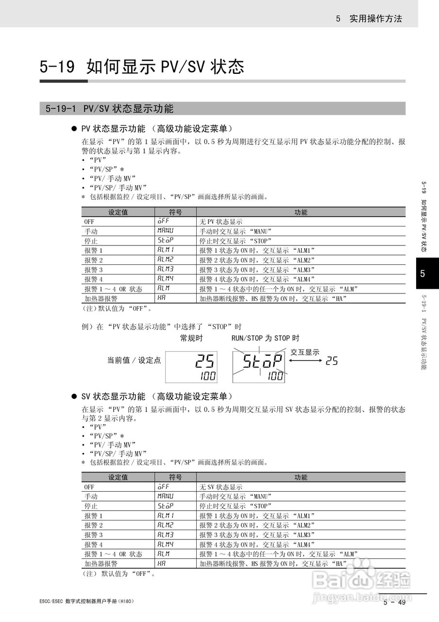欧姆龙温控器E5CC-E5EC操作手册:[18]