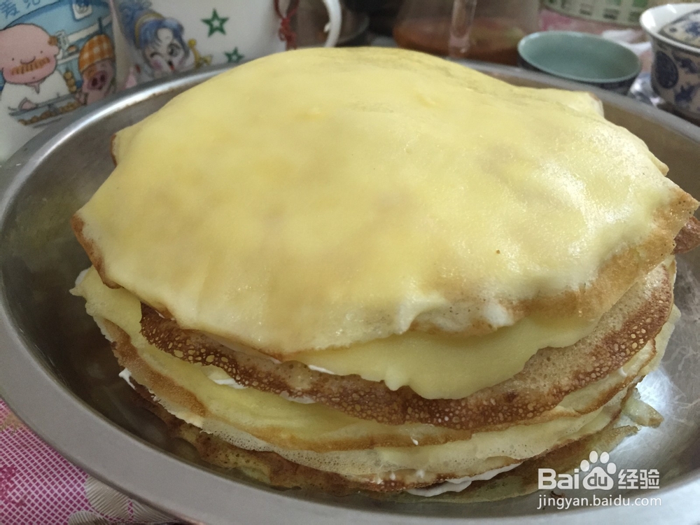 超简单!香蕉千层蛋糕