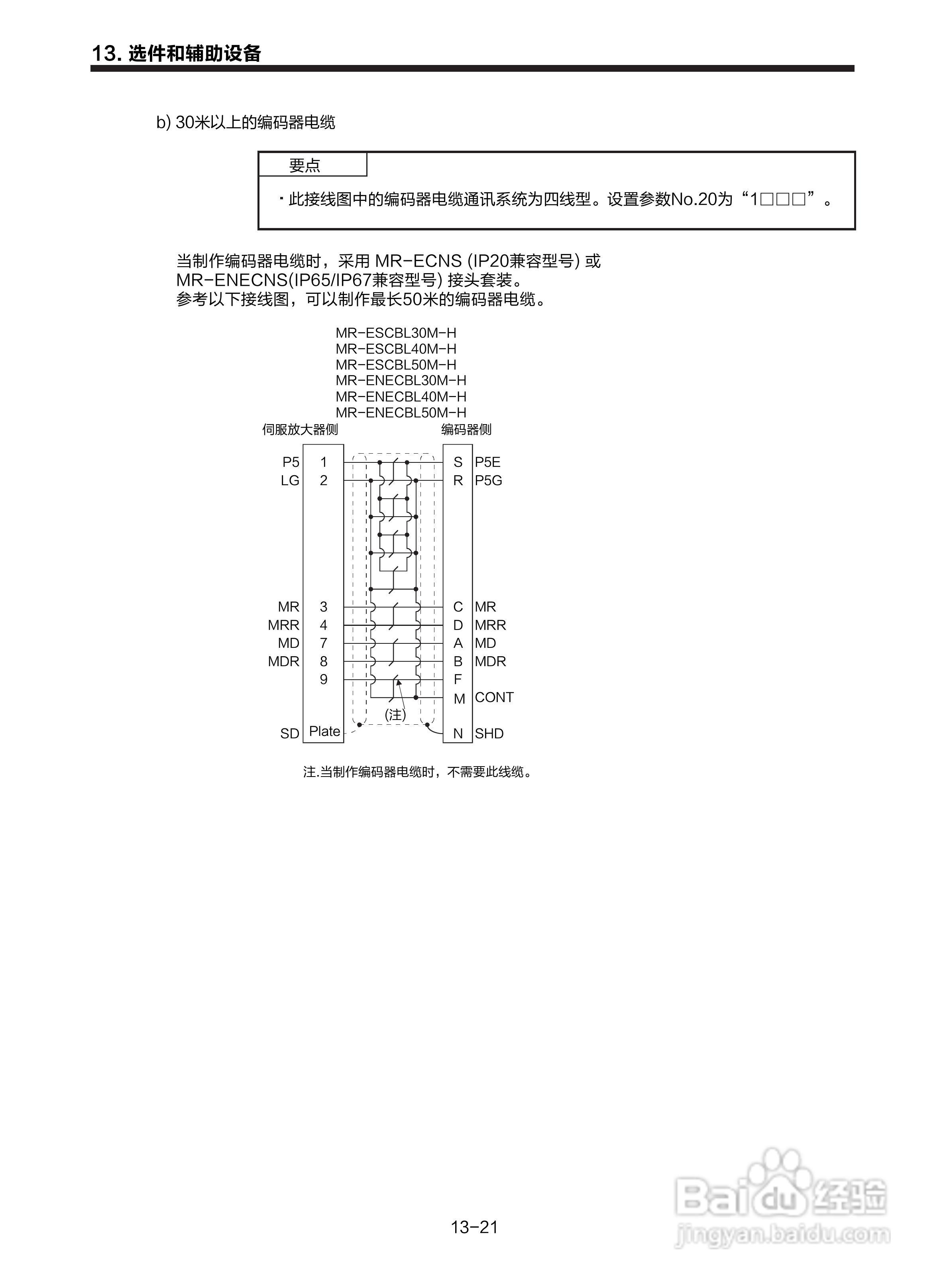 三菱 MR-E-□A-KH003 MR-E-□AG-KH003通用交流伺服接:[20]