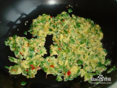 青红辣椒鸡蛋花