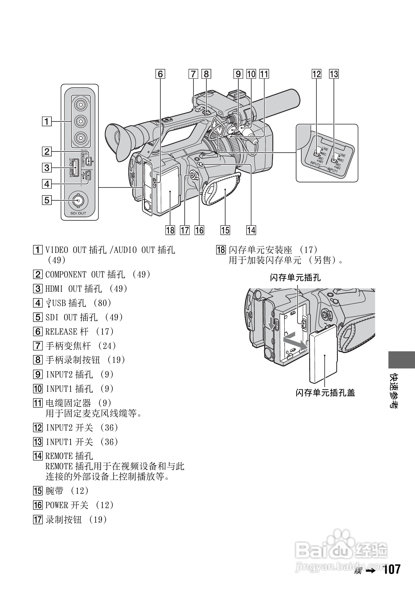 索尼HXR-NX5C数码摄像机使用说明书:[11]