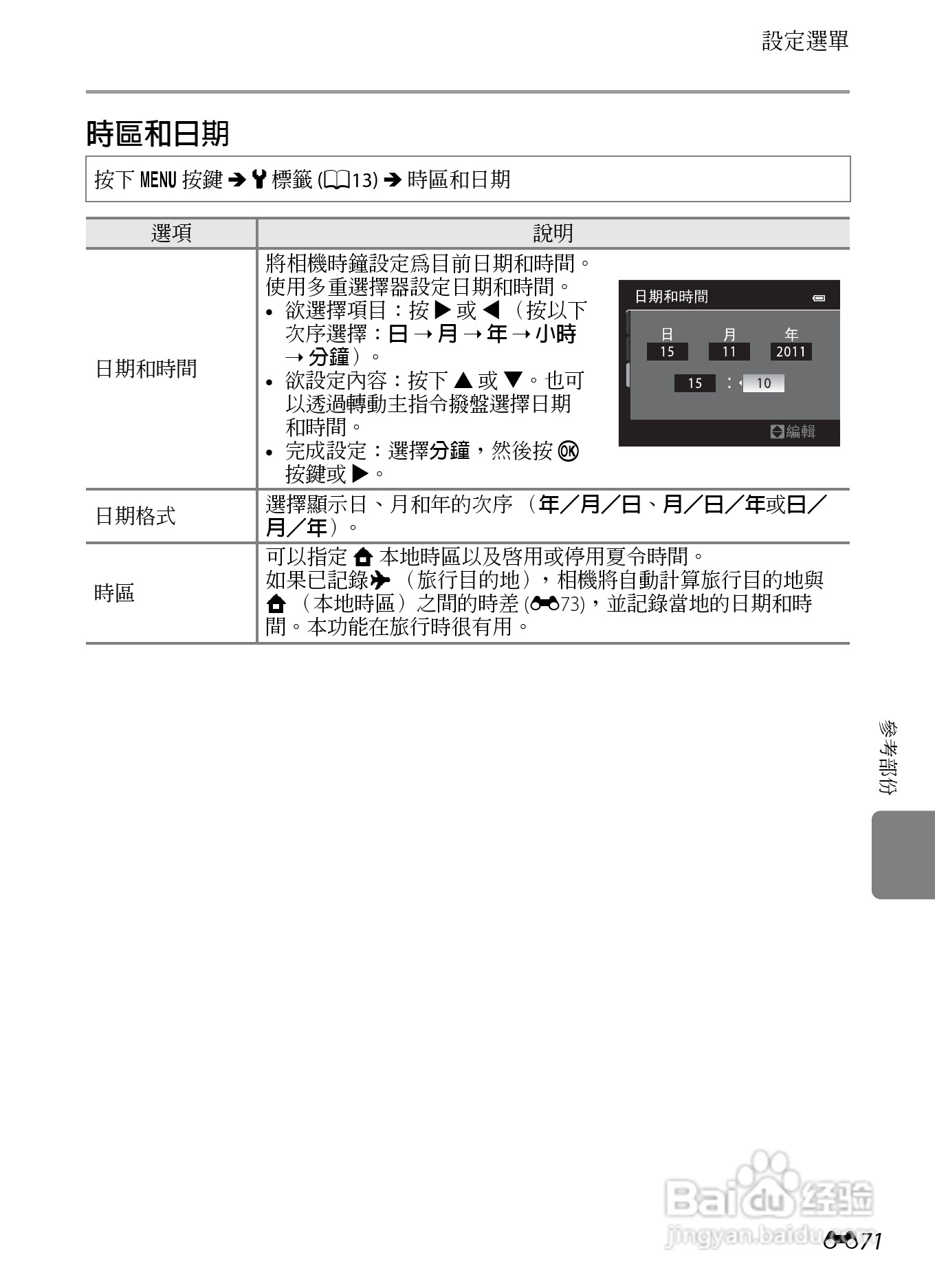 尼康P7100数码相机使用说明书:[20]