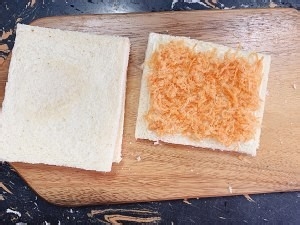 食补养生玉米芝士三明治的做法