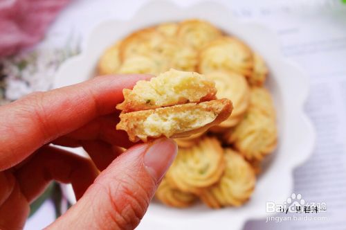 西点秘植物油版香葱曲奇咸香酥脆无敌好