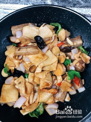 简单易学的干锅千叶豆腐