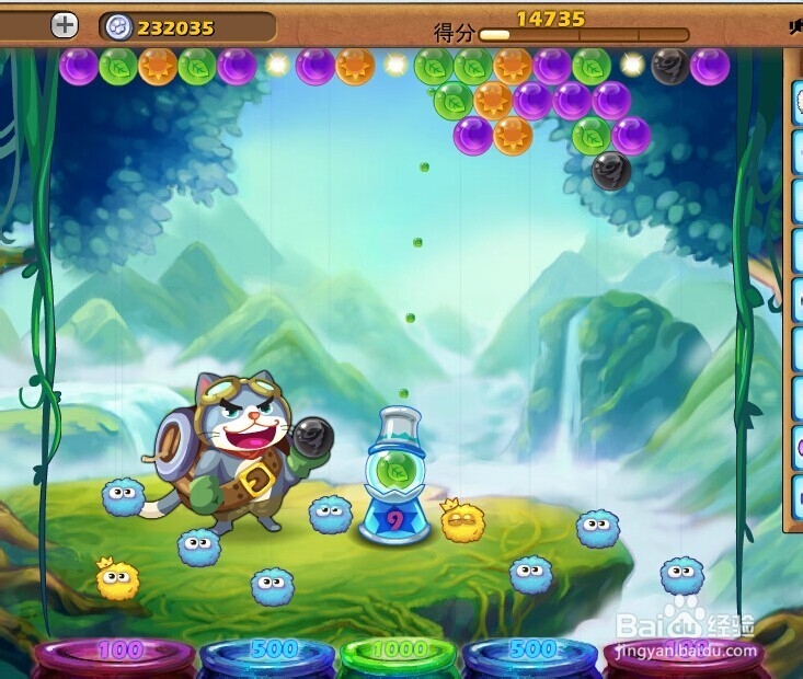 开心泡泡猫攻略第十九关