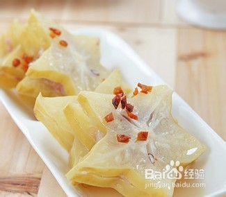 杨桃酿肉的美味可口