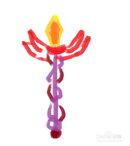 简笔画如何画魔法杖？