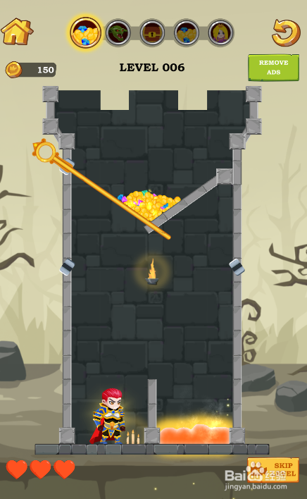 Treasure Hero的LEVEL 006怎样过关