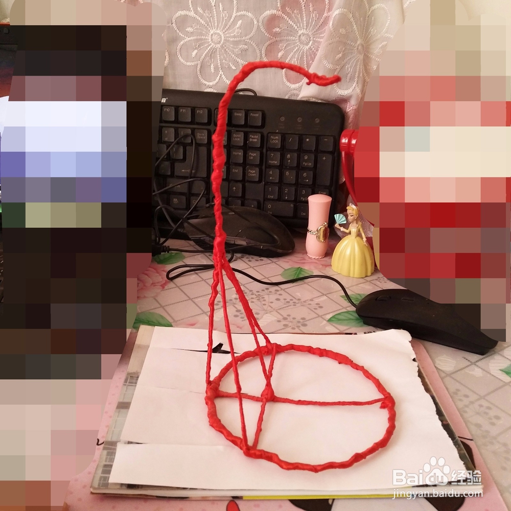 手工DIY可爱娃娃小吊椅