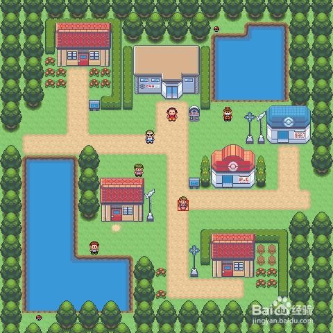 口袋妖怪火红图文攻略 口袋妖怪火红攻略地图 百度经验