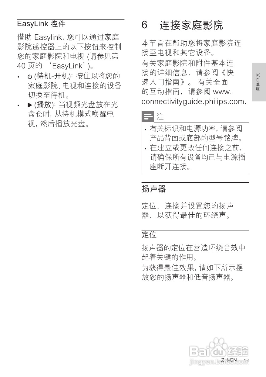 PHILIPS HTS5581家庭影院说明:[1]