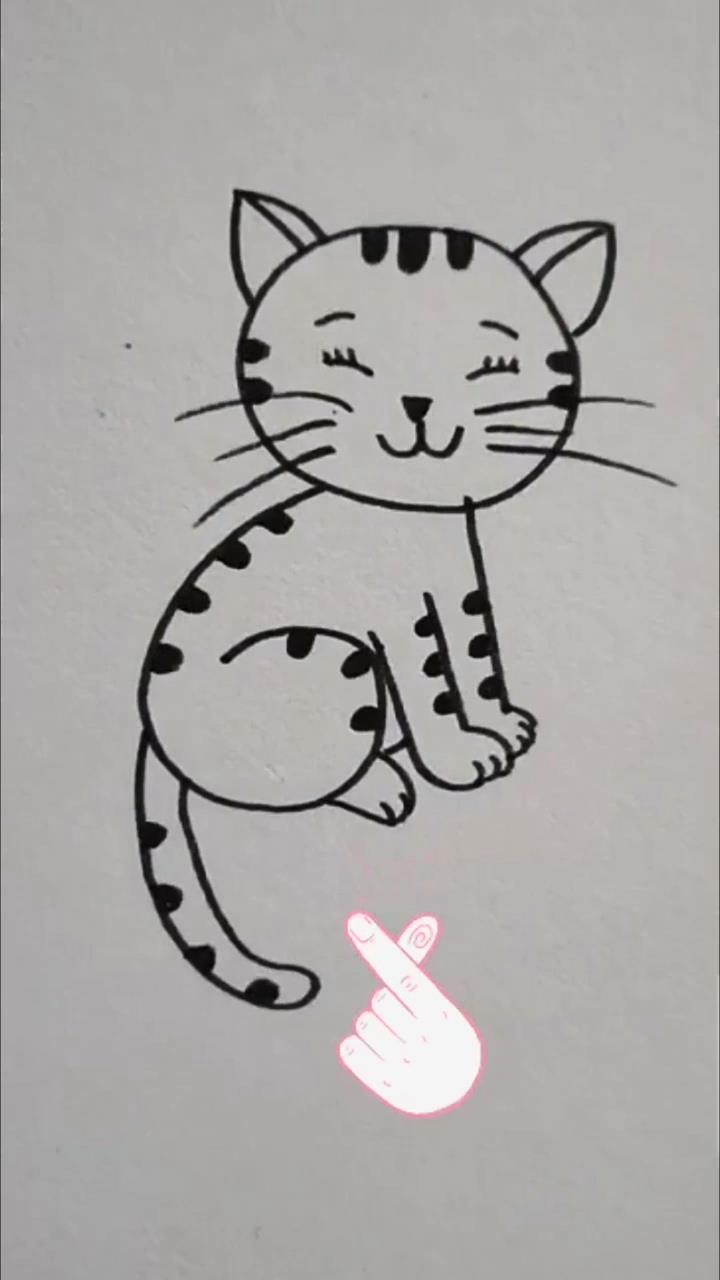 小猫咪简笔画怎么画