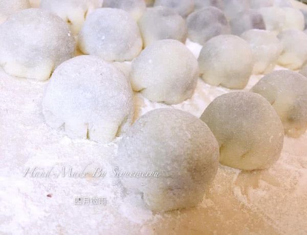 麻薯玫瑰豆沙酥