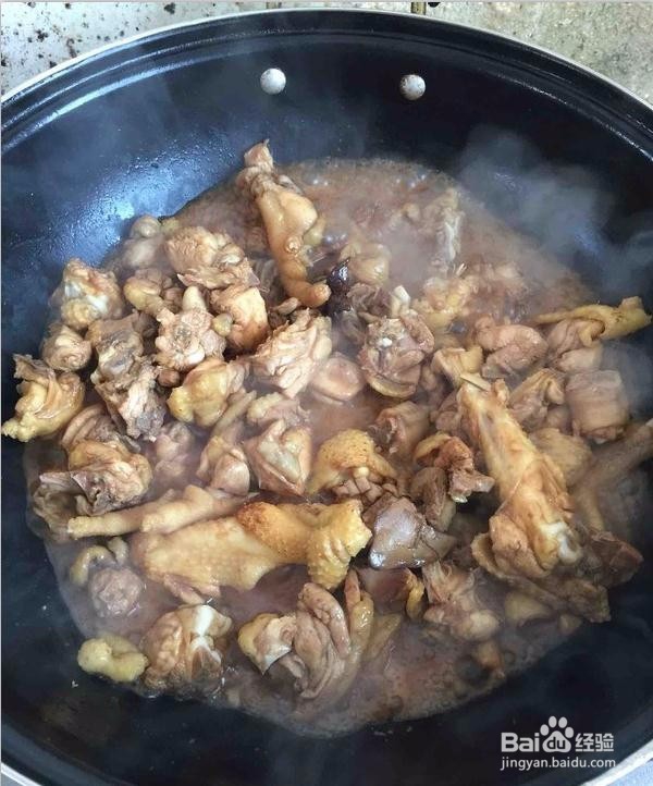 制作红烧三黄鸡