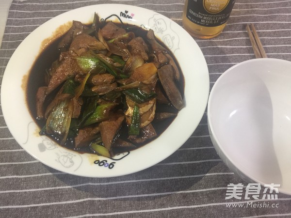 酱爆猪肝的做法