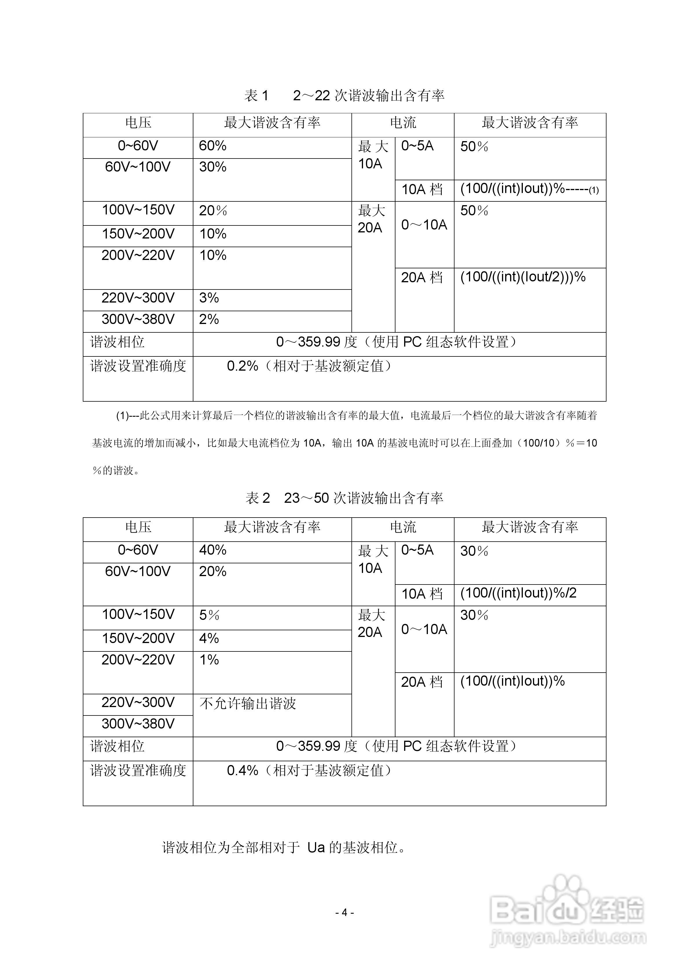 XL803程控标准功率源说明书V3.0:[1]