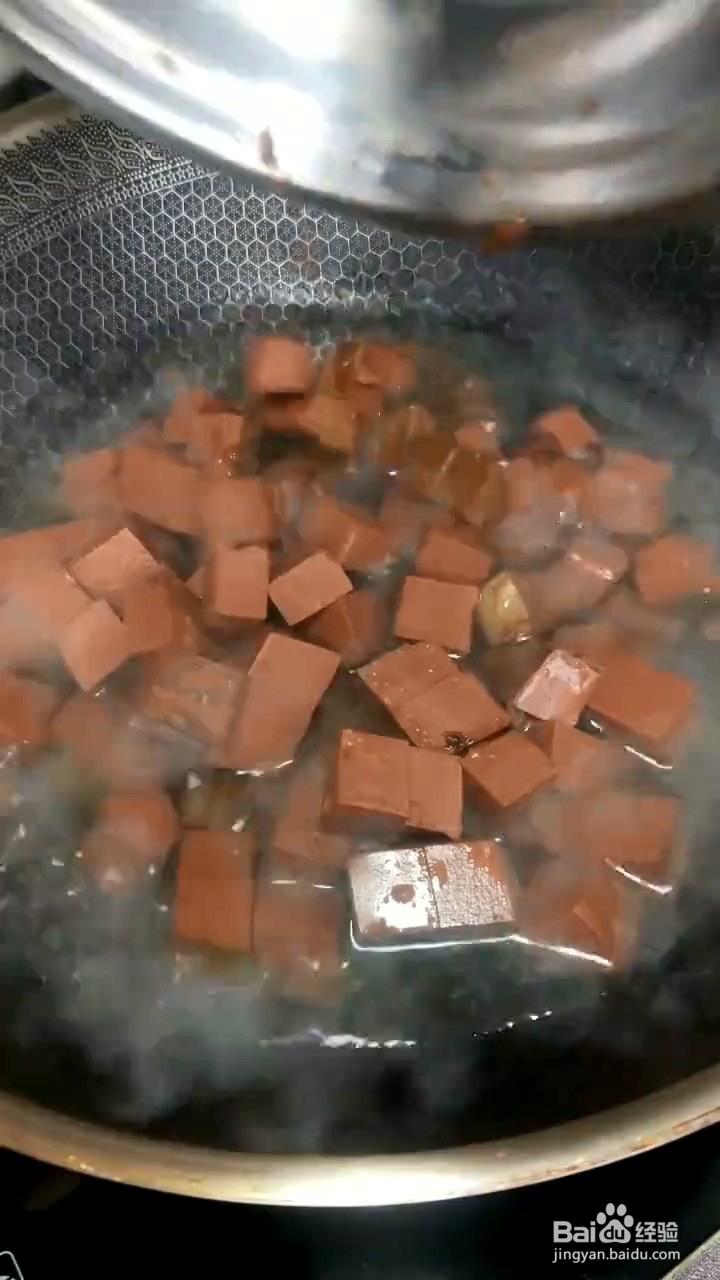 如何制作韭菜烧鸭血