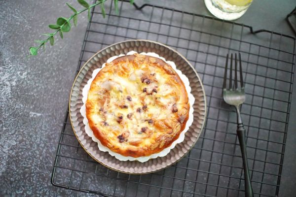 鱿鱼热狗肠披萨