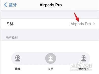 airpods pro名字在哪改