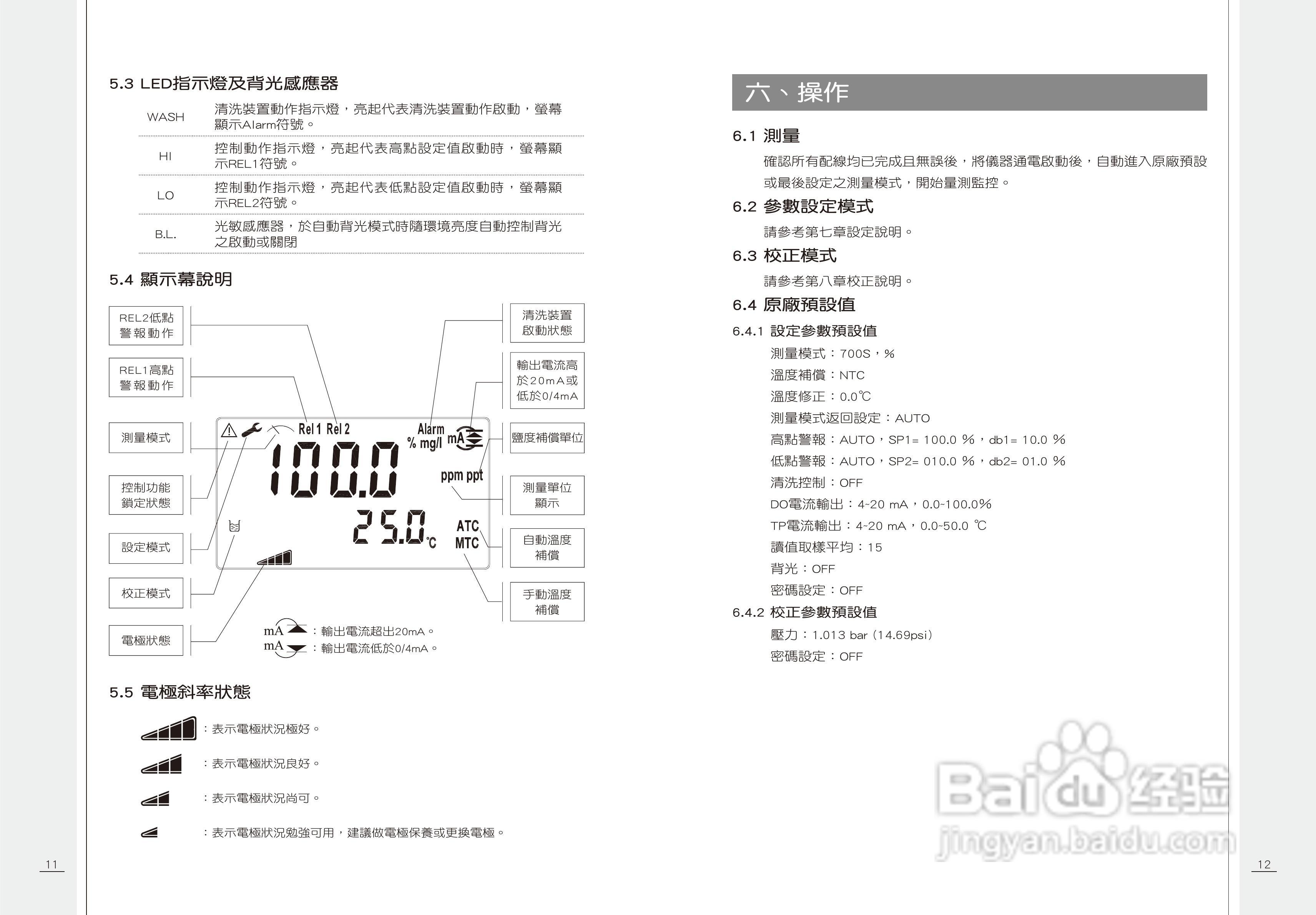 上泰DC5300微电脑溶解氧控制器操作手册:[1]