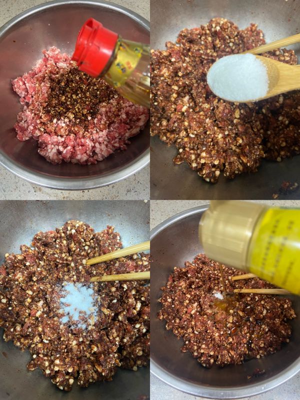 牛肉韭菜馅包子