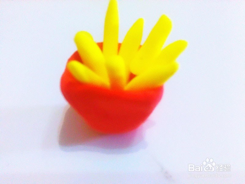 呆萌精致小吃摆件（汉堡、薯条）怎么制作？