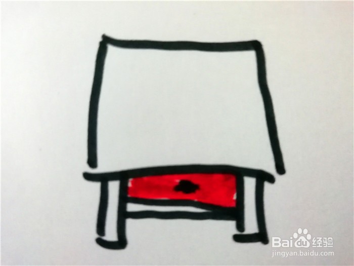 怎么样用简笔画画桌子
