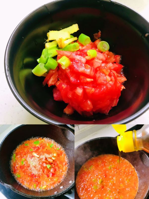 西红柿煎蛋菠菜面