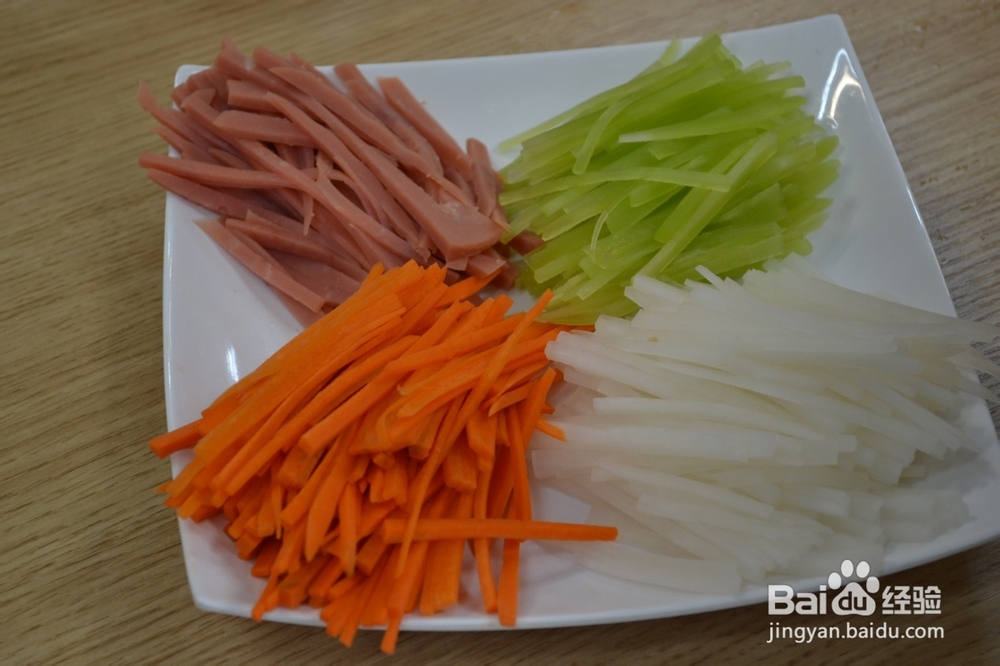 清淡电锅菜之椰汁浇丝蛋