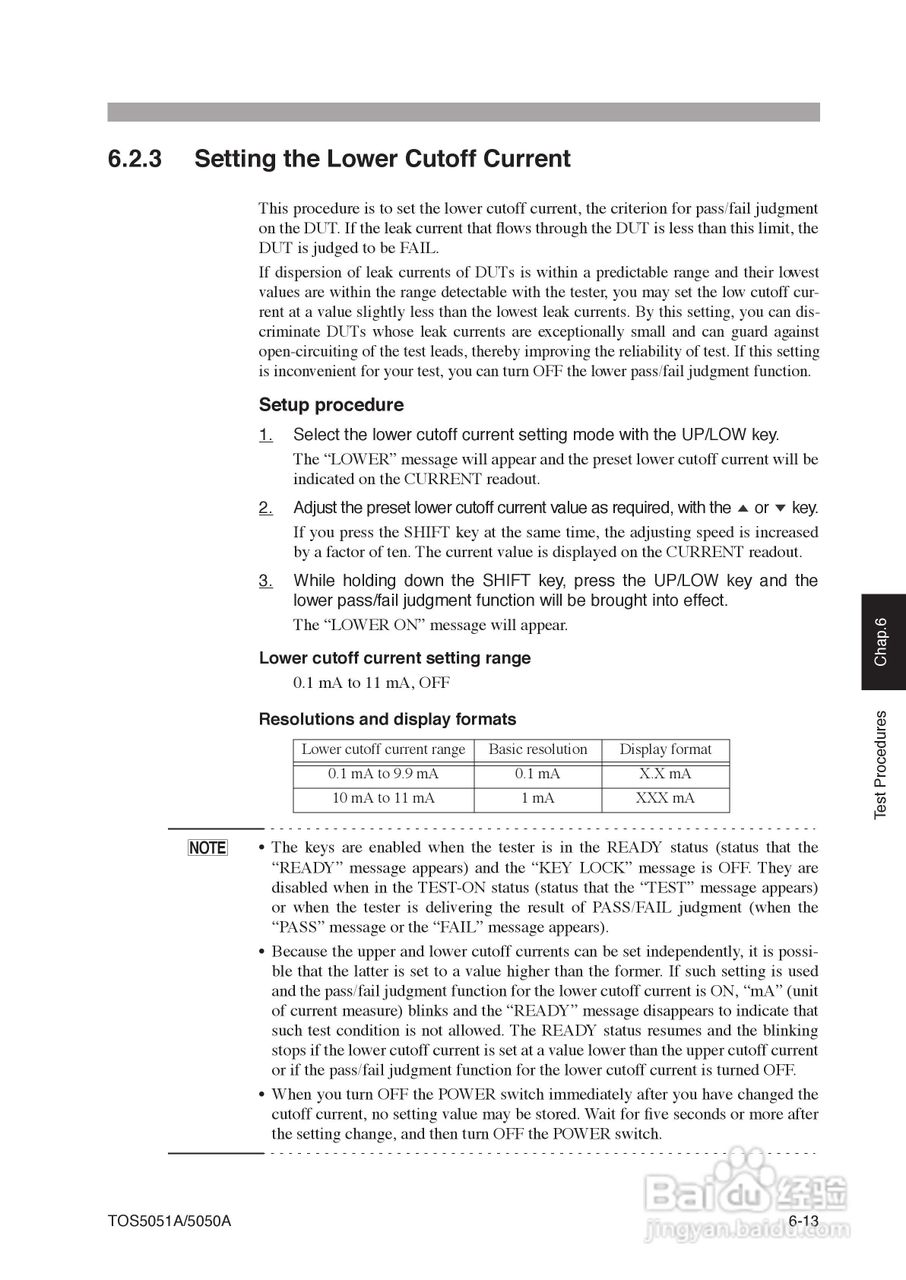 日本菊水TOS5051A/5050A耐压测试仪英文版说明书:[8]