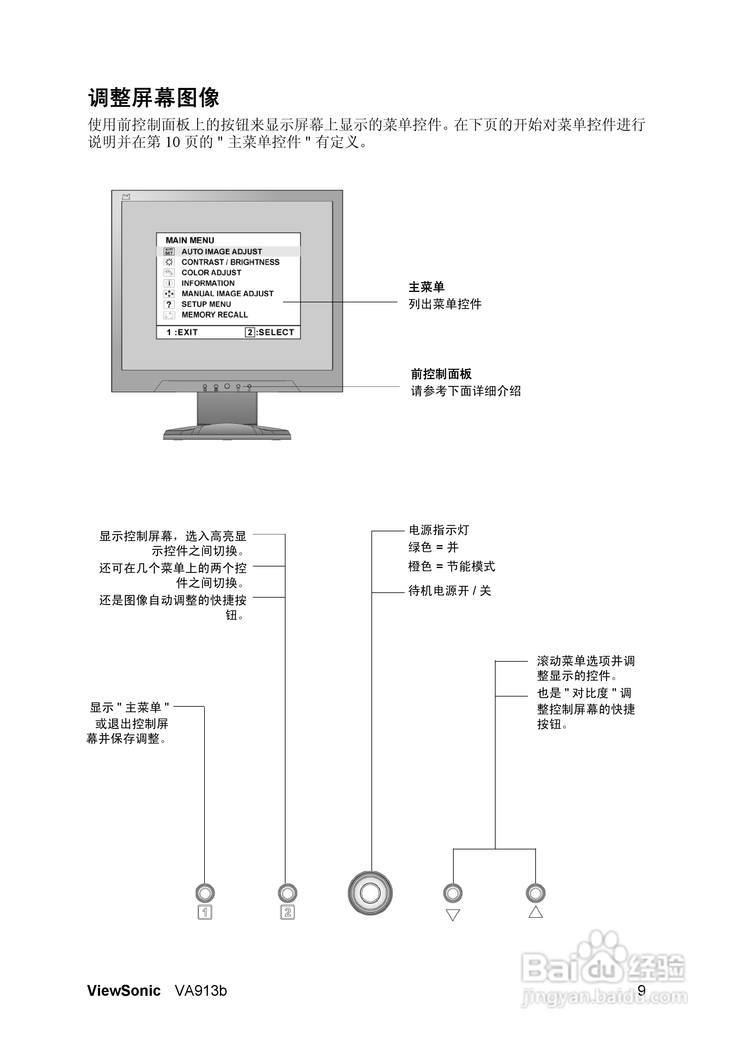 优派VA913B液晶显示器使用说明书:[2]
