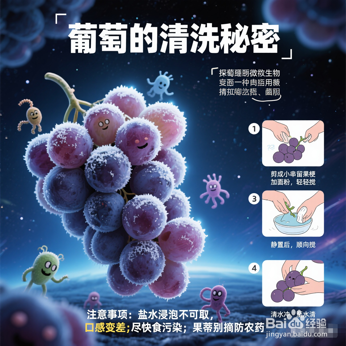 怎么洗葡萄比较干净