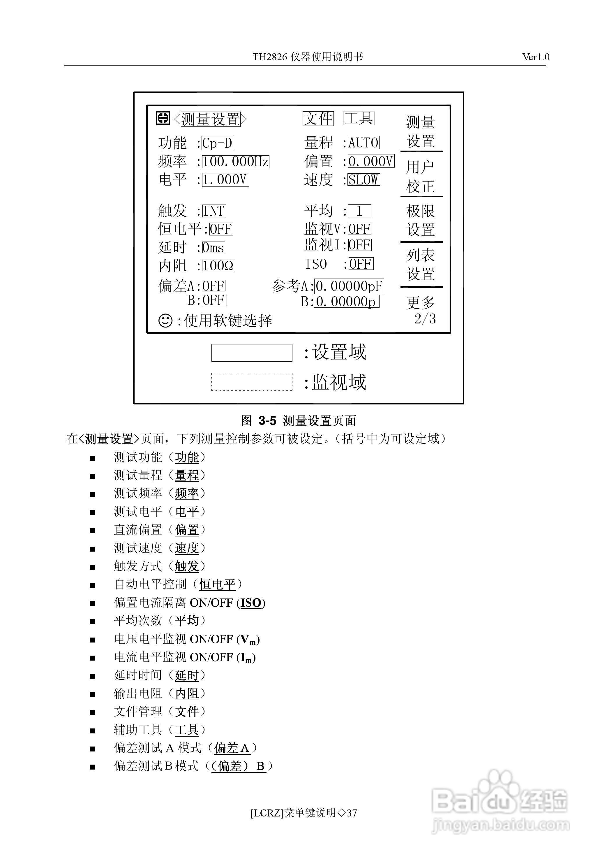 锦流源电子TH2826/TH2826A LCR数字电桥说明书:[4]