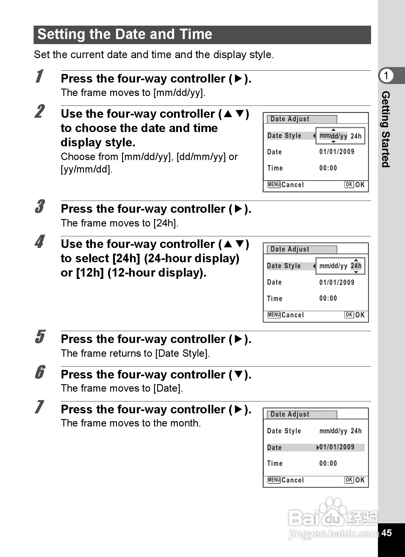 宾得Optio P70数码相机使用说明书:[5]