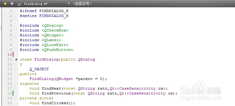 Qt5 Windows编程：[6]查找对话框