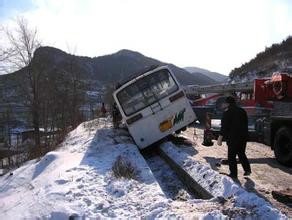 雪天刹车要当心
