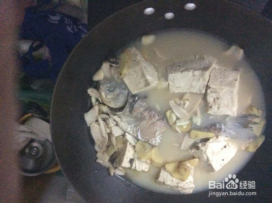 家常鲫鱼炖豆腐