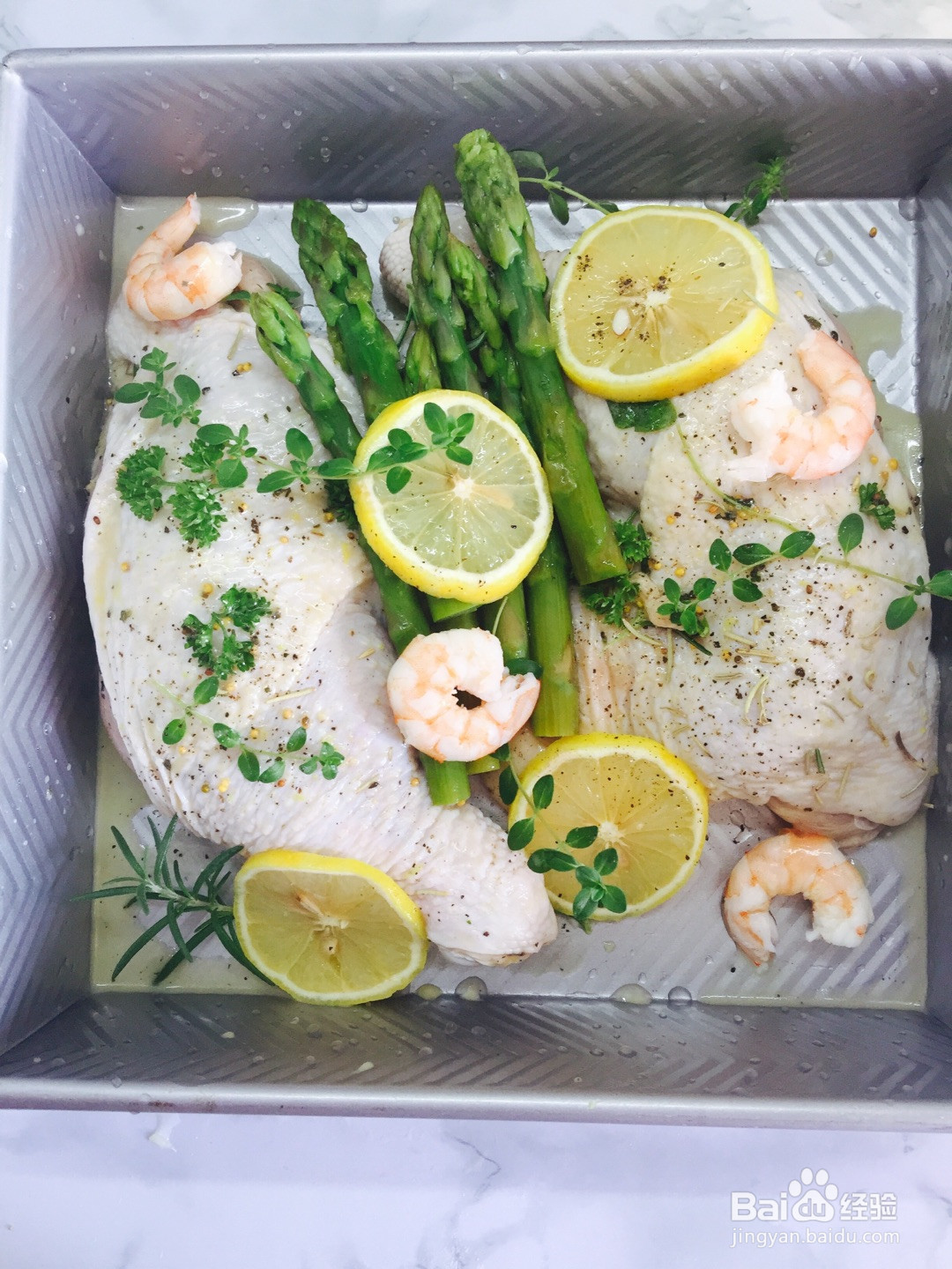 柠檬迷迭香烤鸡腿的做法