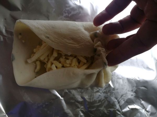 爆浆香蕉芝士手抓饼